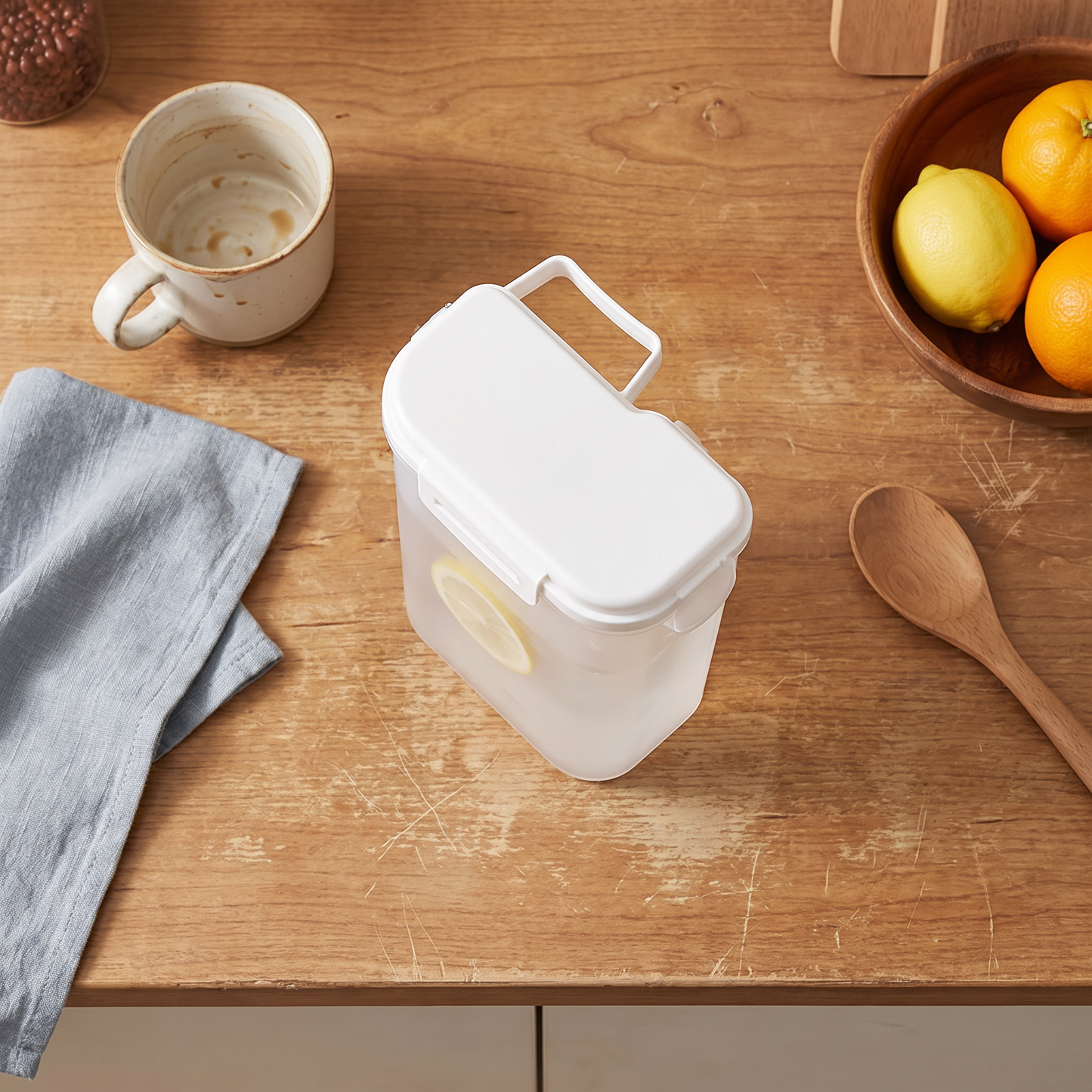 2.5L Airtight Grain Container with Measuring Cup