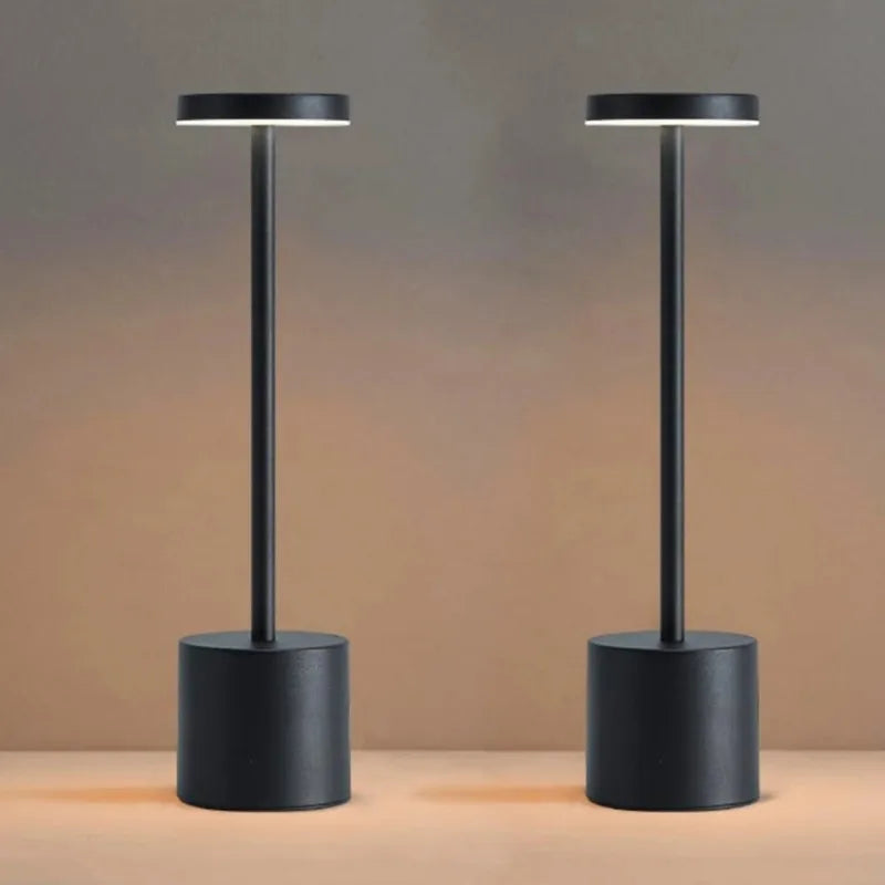 Touch control on the top of the lamp
