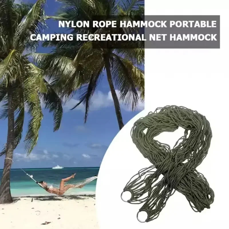 Hammock hung between two trees