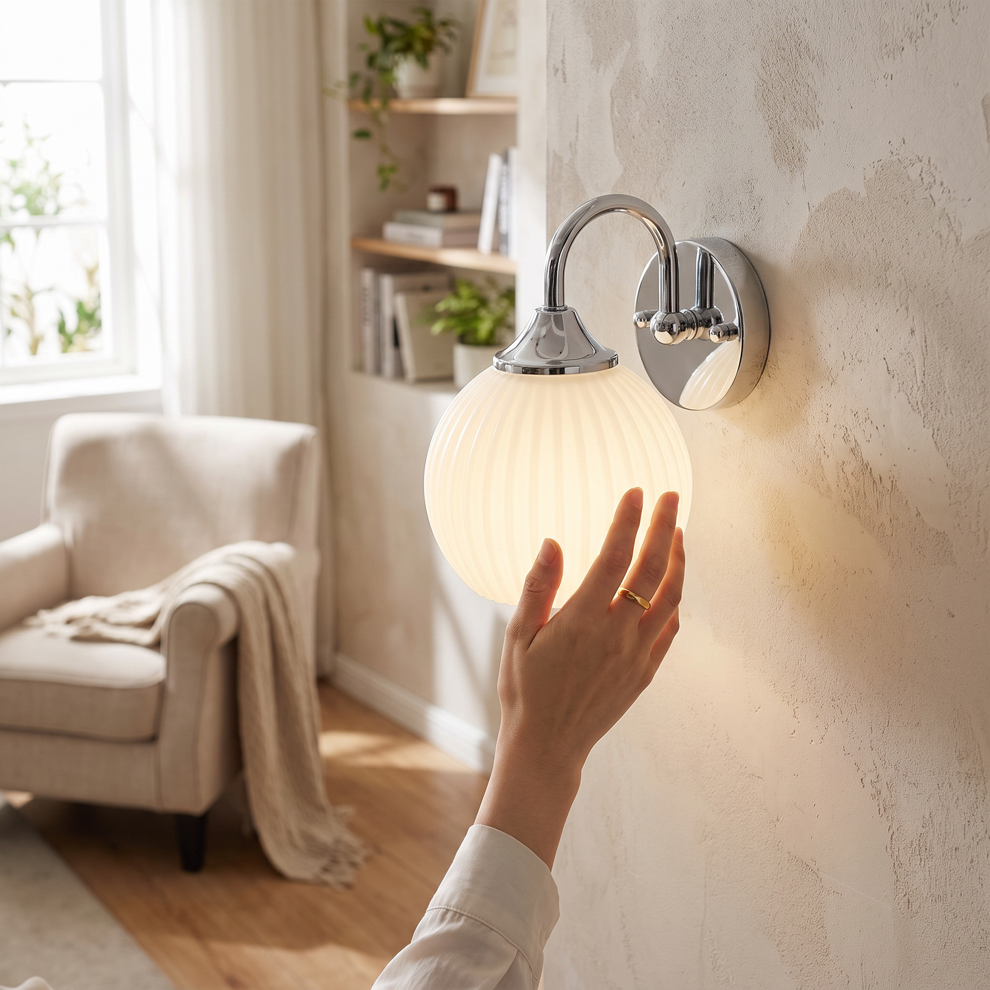 Quashion Chrome Wall Lamp