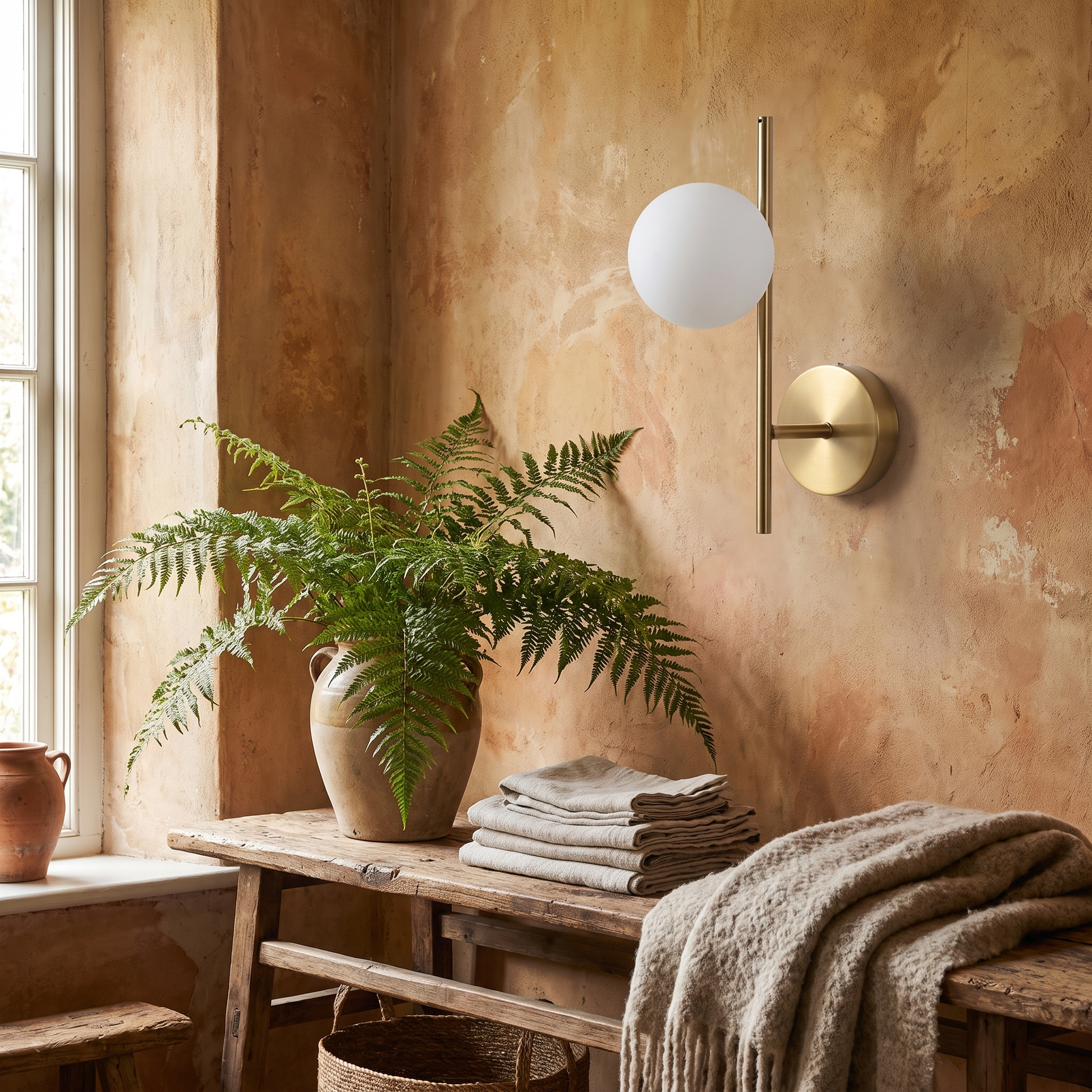 Astra Wall Light Dual Globe Modern Gold