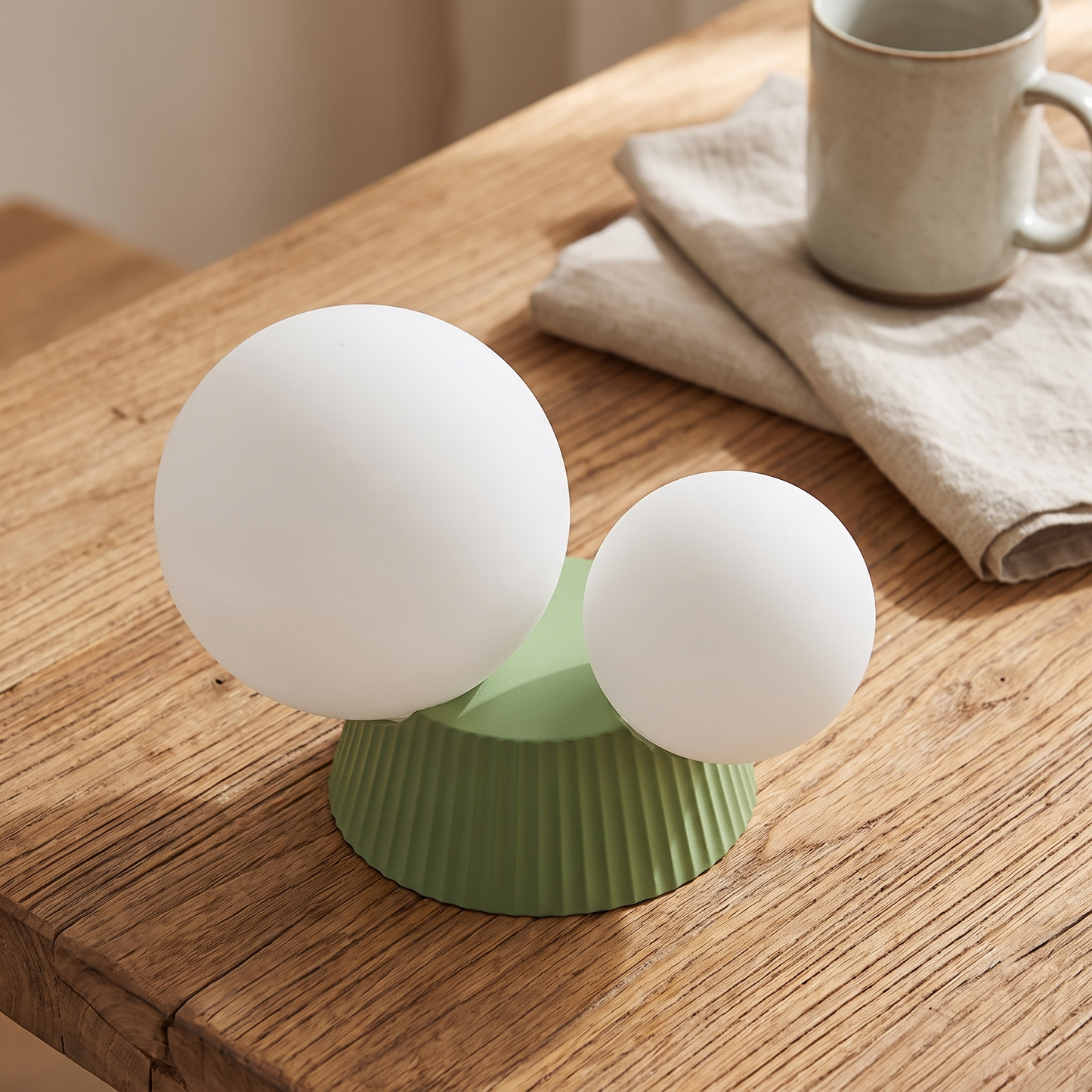 Lumea Ceiling Light French Modern Double Globe