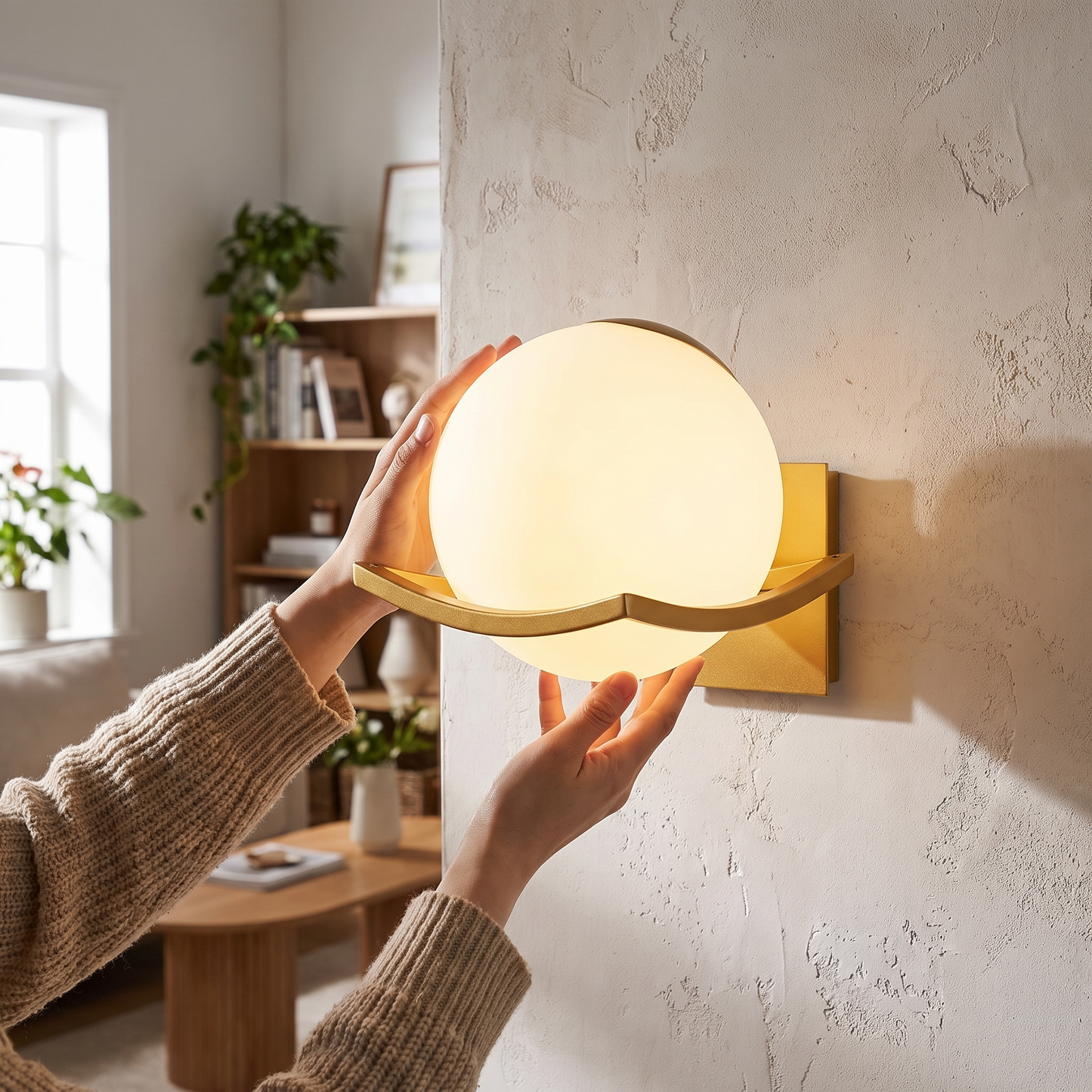 Makar Wall Light Modern European Glass Globe Sconce