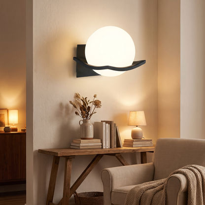Makar Wall Light Modern European Glass Globe Sconce