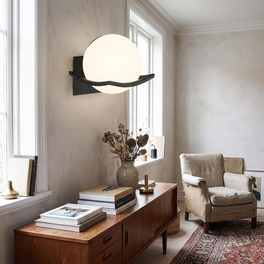 Makar Wall Light Modern European Glass Globe Sconce