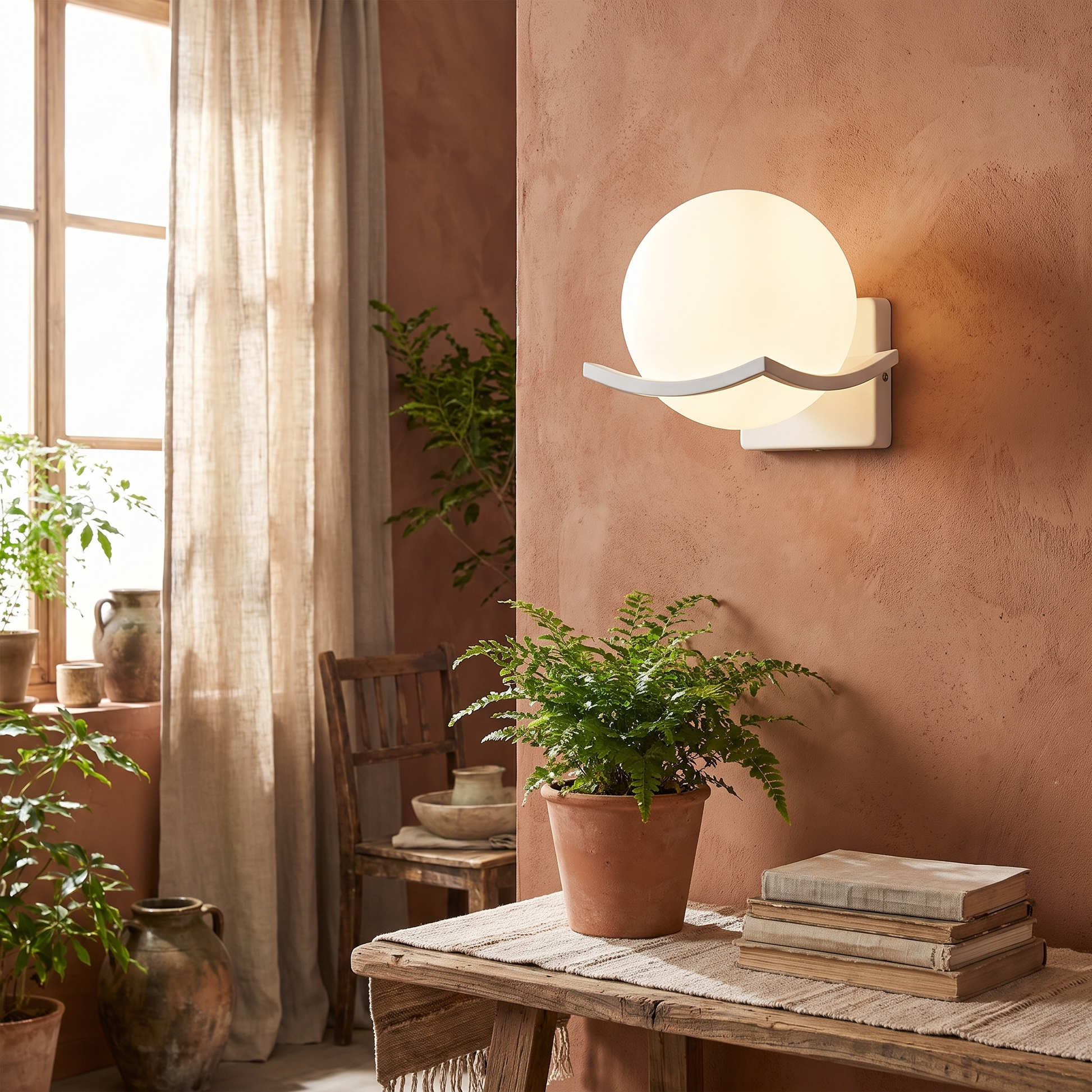 Makar Wall Light Modern European Glass Globe Sconce