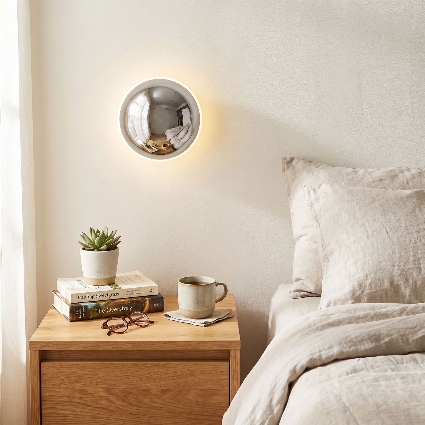 Bauhaus Eclipse Wall Lamp Gold Finish