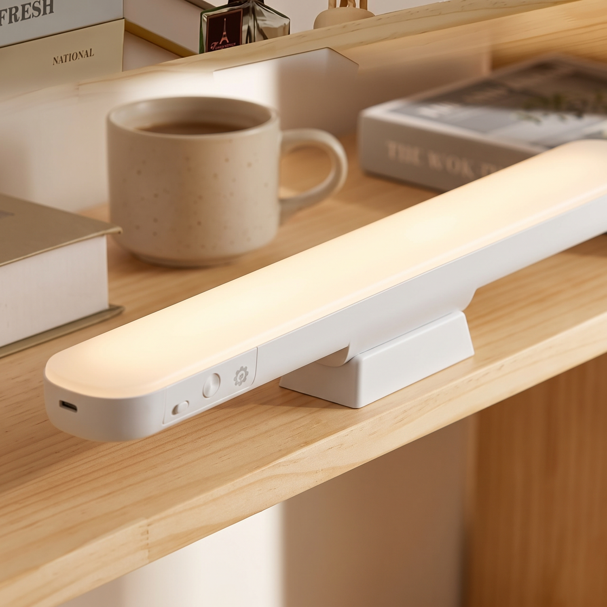 Magnetic Rechargeable Light Bar Cordless Reading Lamp