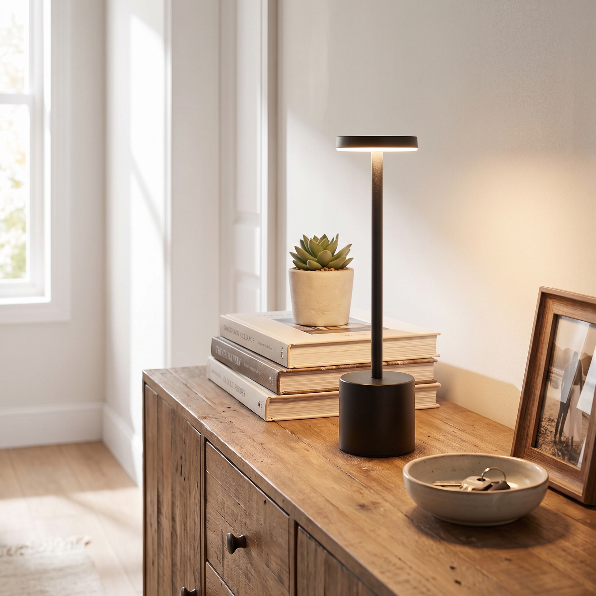 Cordless Table Lamp Rechargeable Touch Dimmable