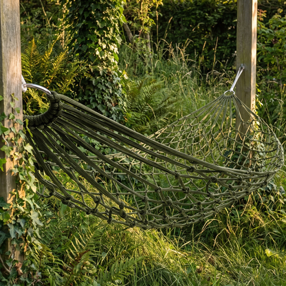 Rope Hammock Thickened Nylon Mesh Garden Hammock