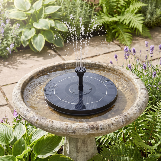 Solar Water Fountain Floating Pump for Birdbaths and Ponds