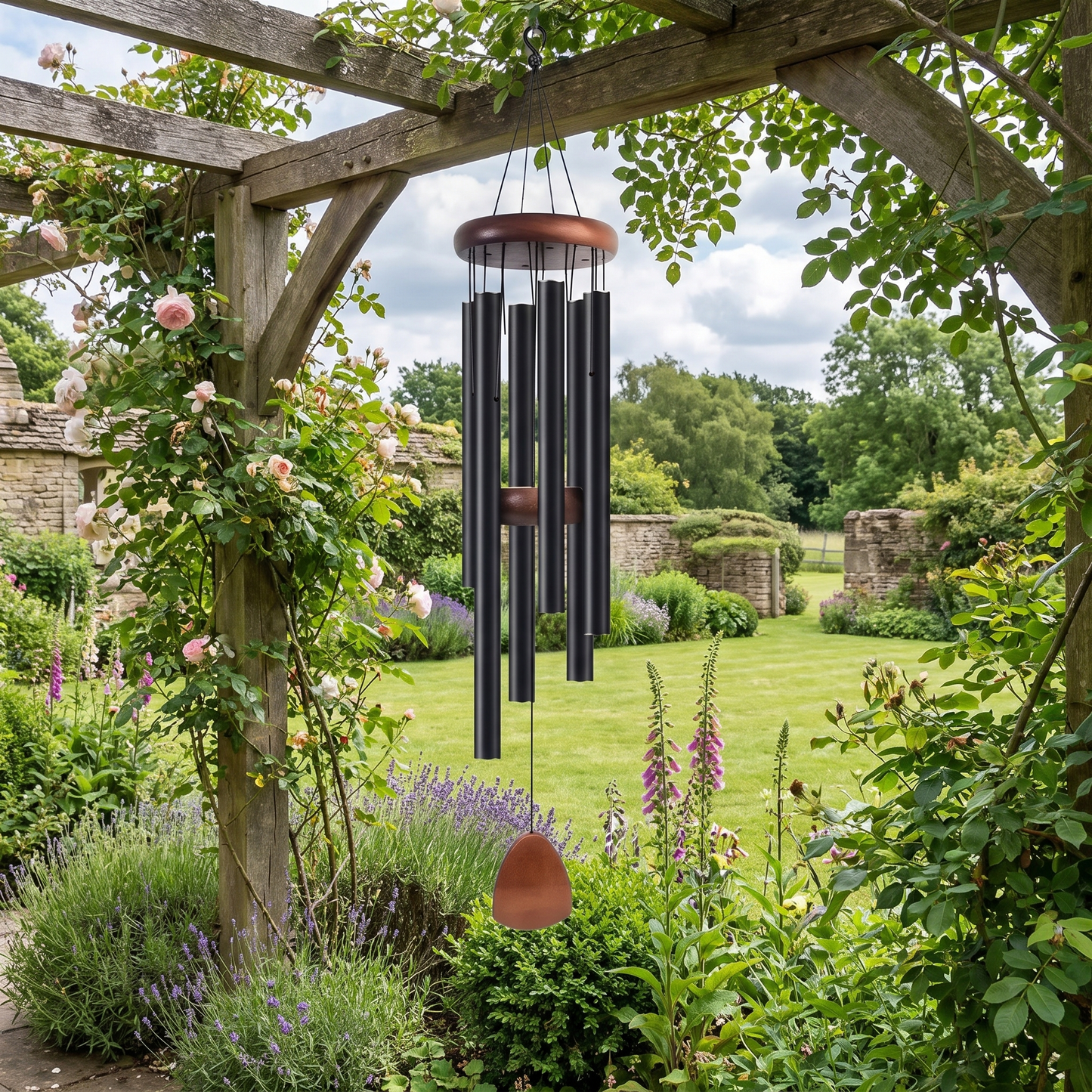 Aluminium Tube Wind Chime Deep-Toned Garden Chime