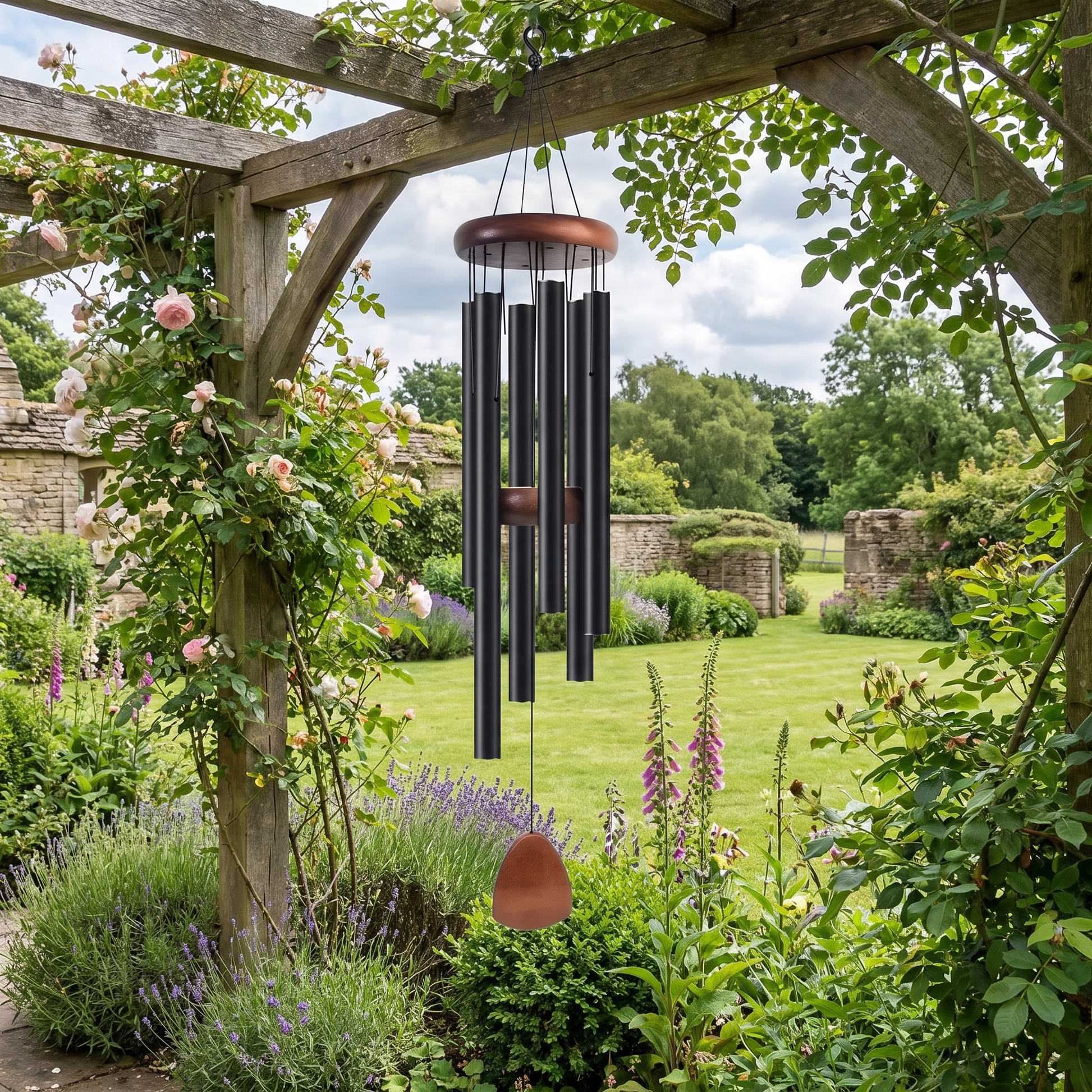 Aluminium Tube Wind Chime Deep-Toned Garden Chime