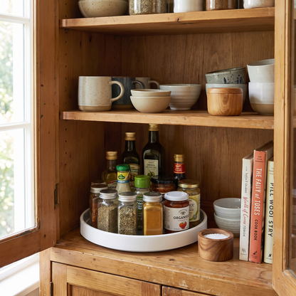 Rotating Cabinet Turntable Kitchen Lazy Susan