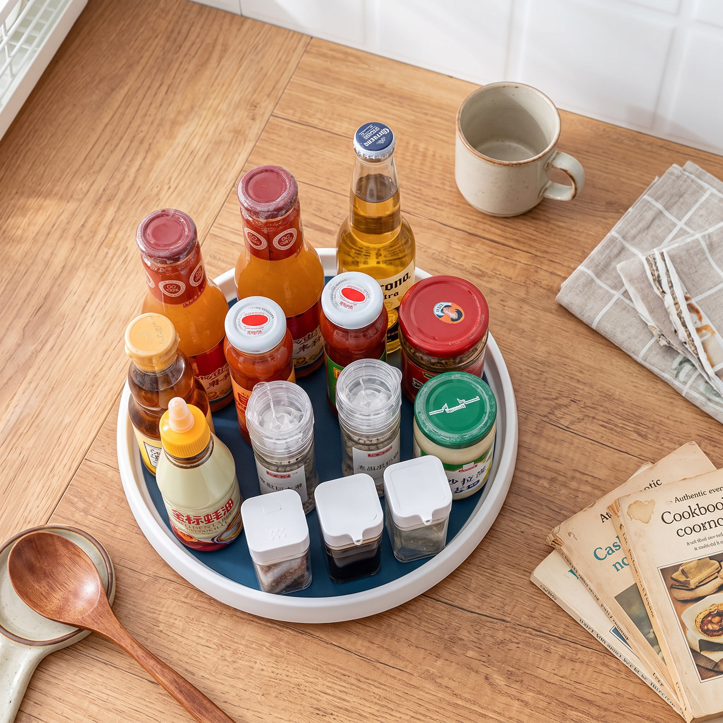 Rotating Cabinet Turntable Kitchen Lazy Susan