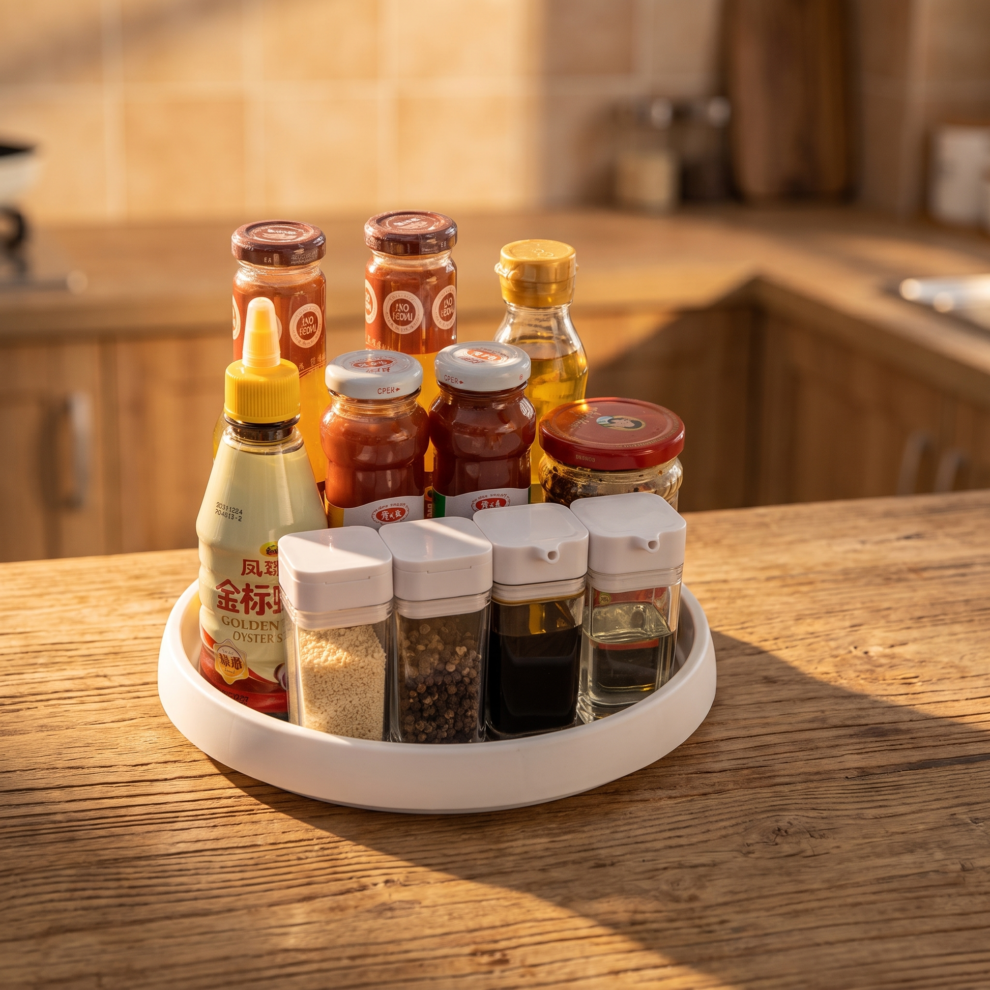Rotating Cabinet Turntable Kitchen Lazy Susan