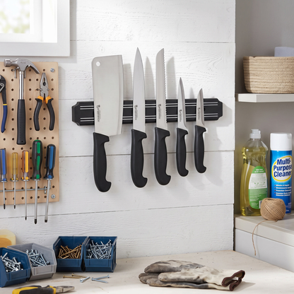 Magnetic Wall Knife Strip Stainless Steel Rail