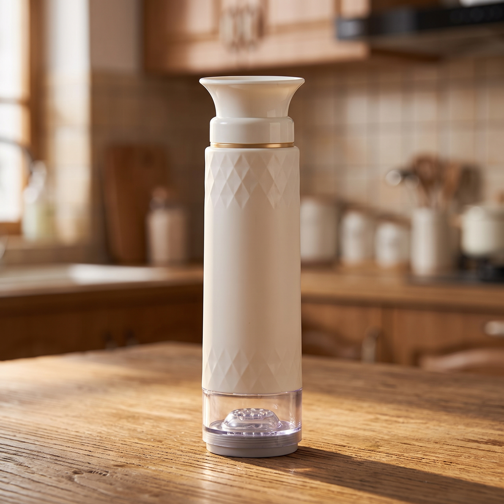 Vacuum-Sealed Coffee Bean Jar Pump-Lid Airtight Canister