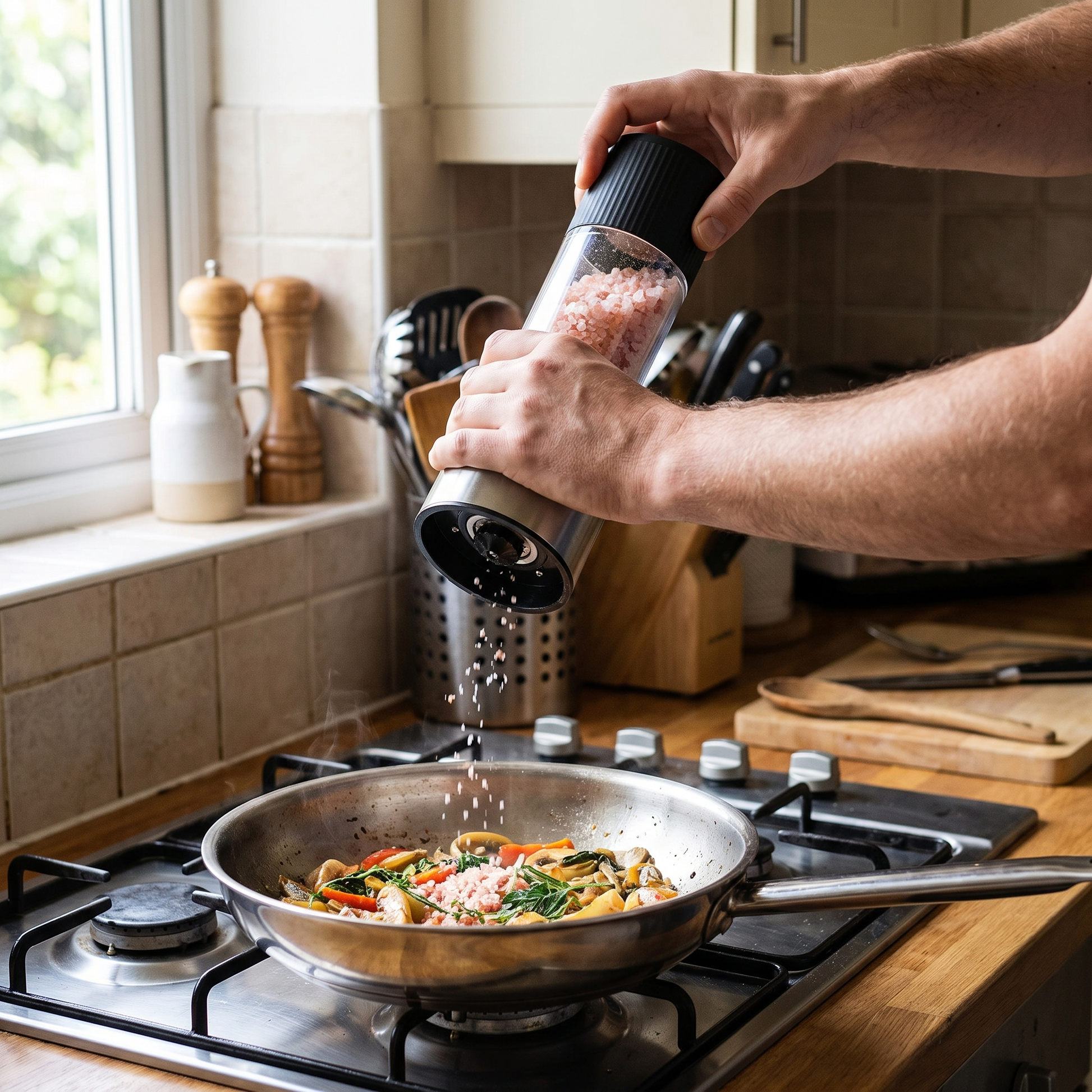 Electric Salt and Pepper Grinder