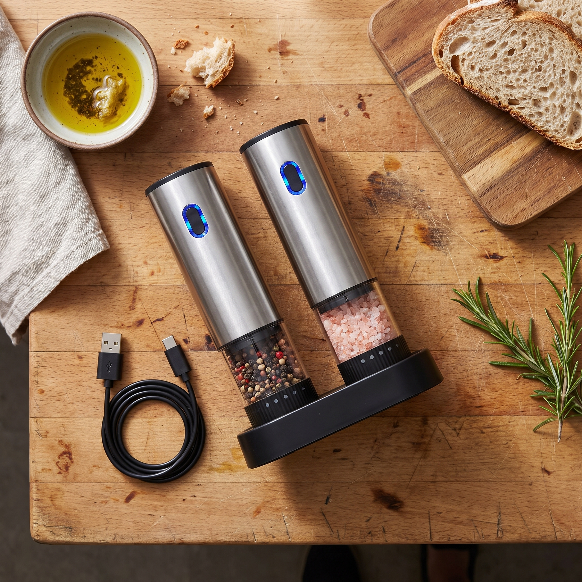 Electric Salt and Pepper Grinder