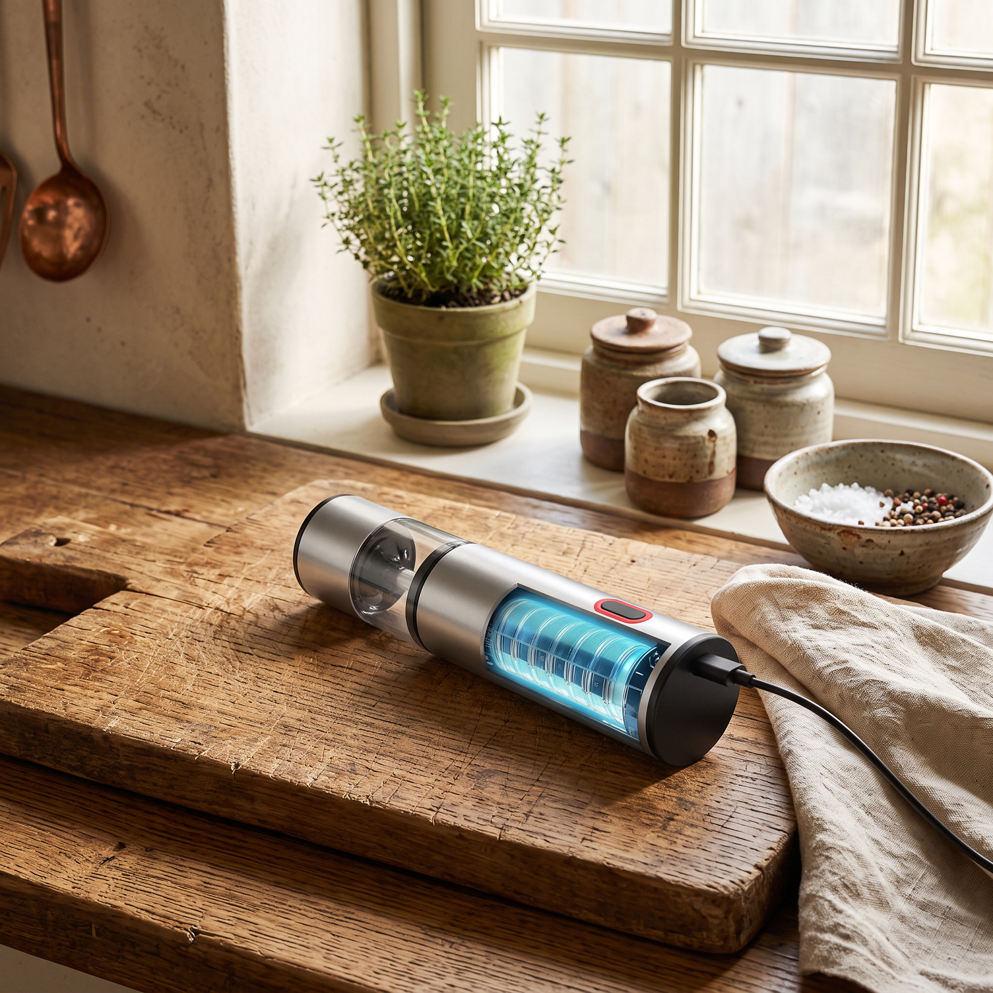 Electric Salt and Pepper Grinder